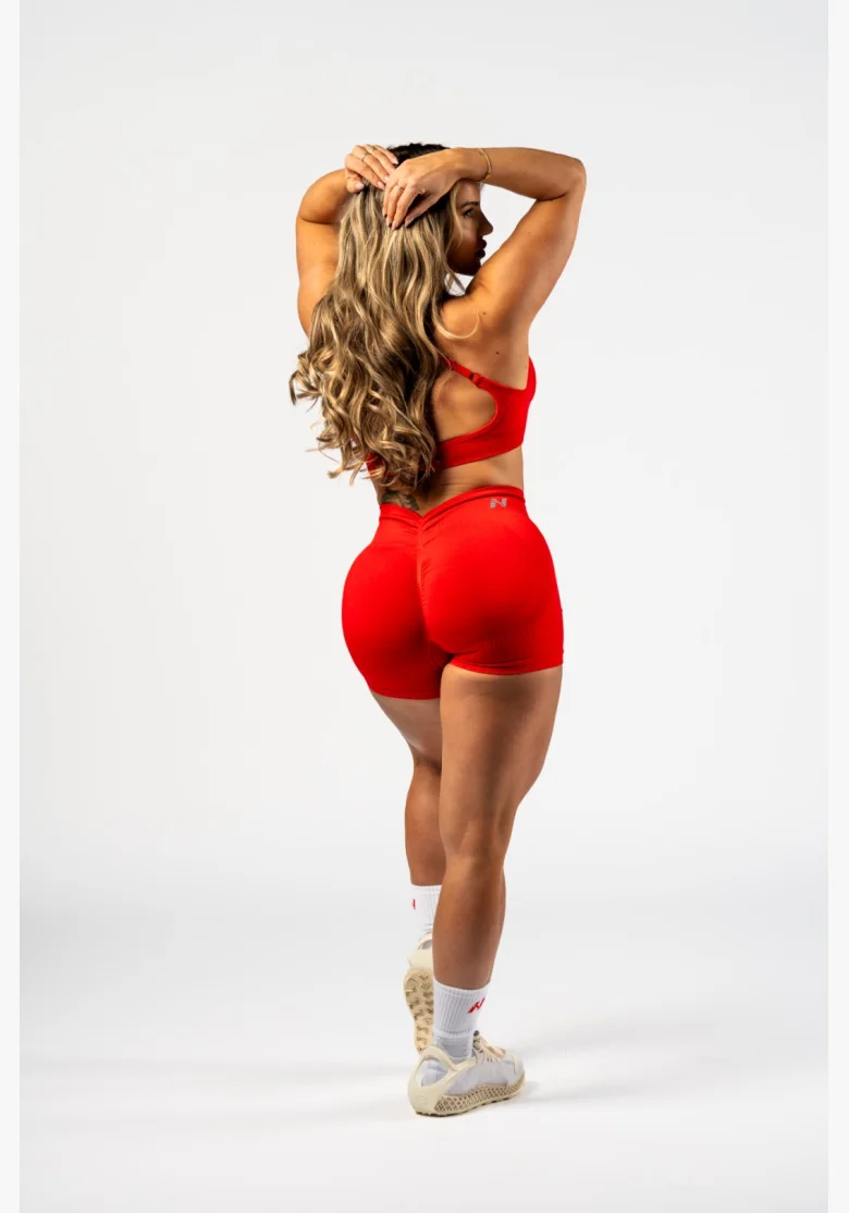 NEBBIA • NEBBIA Seamless push-up high-waisted shorts TOTALLY SEAMLESS red • Nebshop.cz