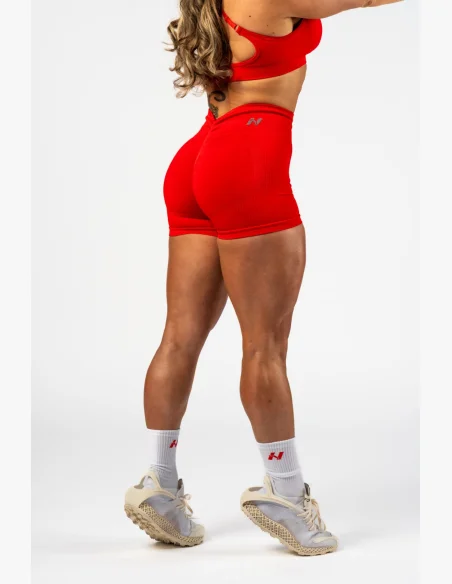 NEBBIA • NEBBIA Seamless push-up high-waisted shorts TOTALLY SEAMLESS red • Nebshop.cz