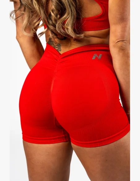 NEBBIA • NEBBIA Seamless push-up high-waisted shorts TOTALLY SEAMLESS red • Nebshop.cz