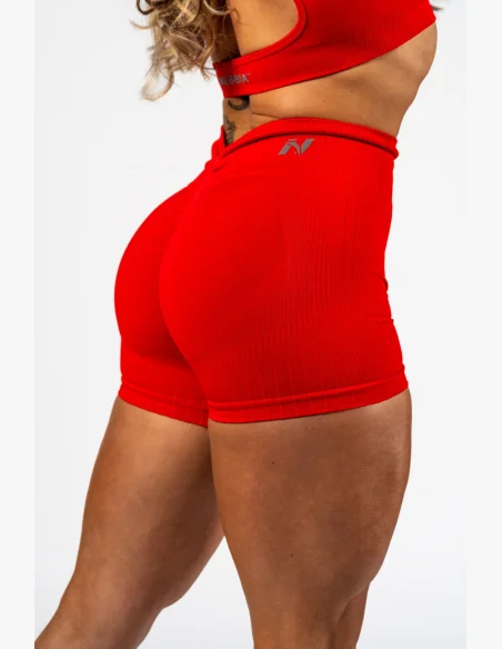 NEBBIA • NEBBIA Seamless push-up high-waisted shorts TOTALLY SEAMLESS red • Nebshop.cz
