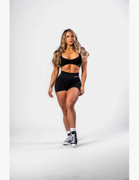 NEBBIA • NEBBIA Seamless push-up shorts with high waist TOTALLY SEAMLESS black • Nebshop.cz