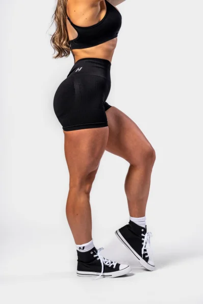NEBBIA • NEBBIA Seamless push-up shorts with high waist TOTALLY SEAMLESS black • Nebshop.cz 2