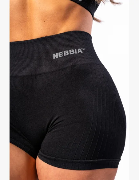 NEBBIA • NEBBIA Seamless push-up shorts with high waist TOTALLY SEAMLESS black • Nebshop.cz