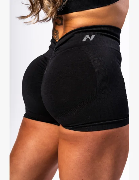 NEBBIA • NEBBIA Seamless push-up shorts with high waist TOTALLY SEAMLESS black • Nebshop.cz