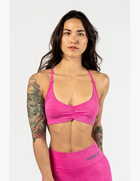NEBBIA • NEBBIA Sports Bra with Medium Support TOTALLY SEAMLESS Pink • Nebshop.cz