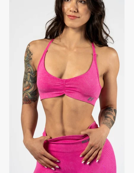 NEBBIA • NEBBIA Sports Bra with Medium Support TOTALLY SEAMLESS Pink • Nebshop.cz