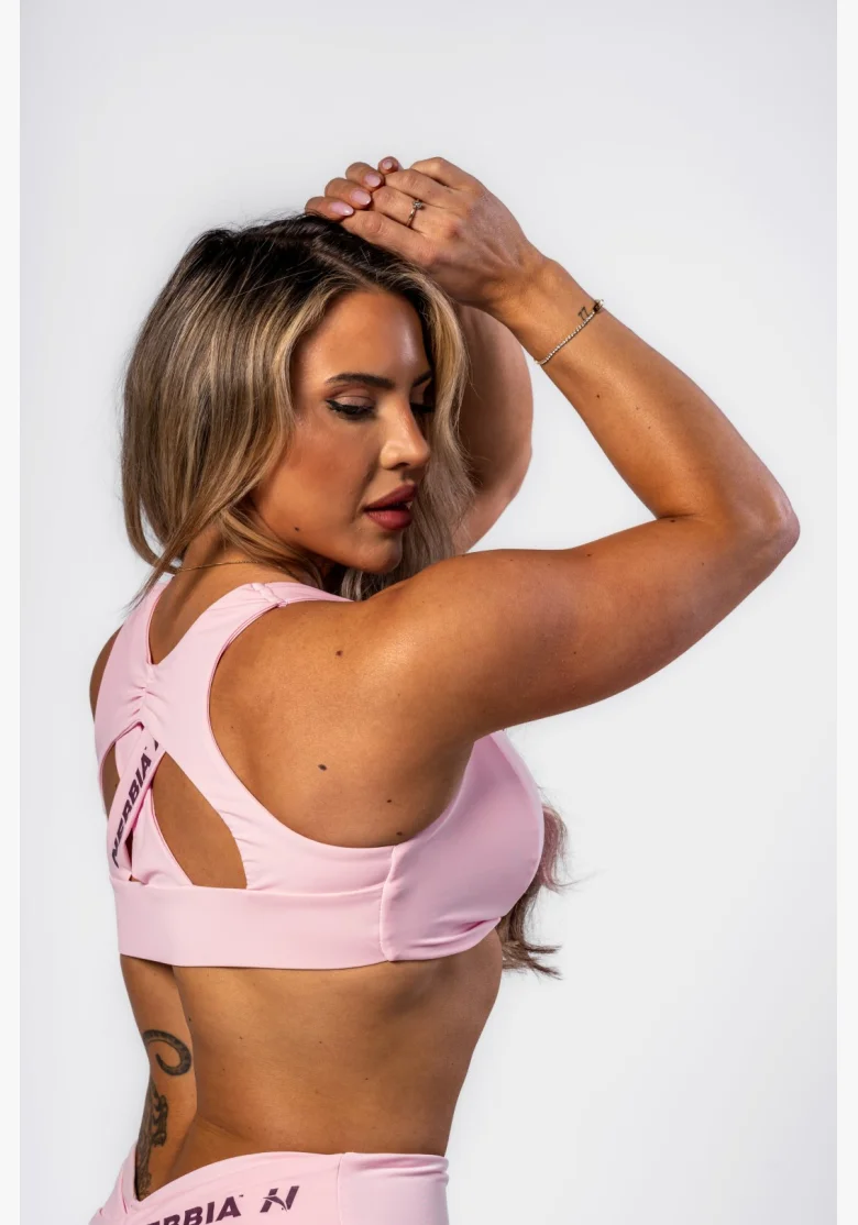 NEBBIA • NEBBIA Sports Bra STRONG BEAUTY pink • Nebshop.cz