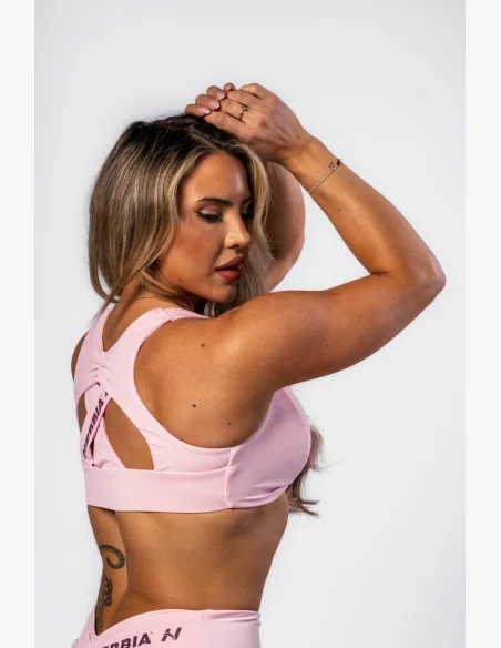 NEBBIA • NEBBIA Sports Bra STRONG BEAUTY pink • Nebshop.cz