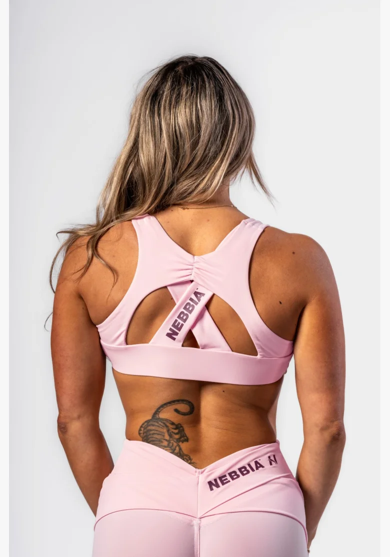 NEBBIA • NEBBIA Sports Bra STRONG BEAUTY pink • Nebshop.cz