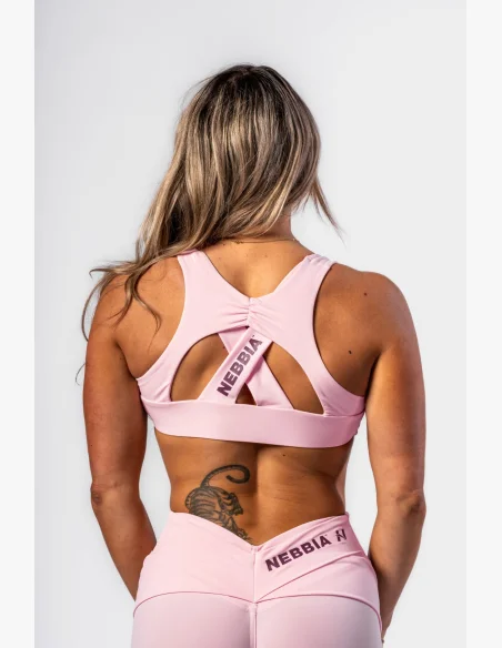 NEBBIA • NEBBIA Sports Bra STRONG BEAUTY pink • Nebshop.cz