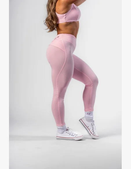 NEBBIA • NEBBIA Shaping leggings with V-shaped waistband STRONG BEAUTY pink • Nebshop.com