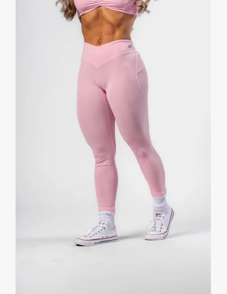 NEBBIA • NEBBIA Shaping leggings with V-shaped waistband STRONG BEAUTY pink • Nebshop.com