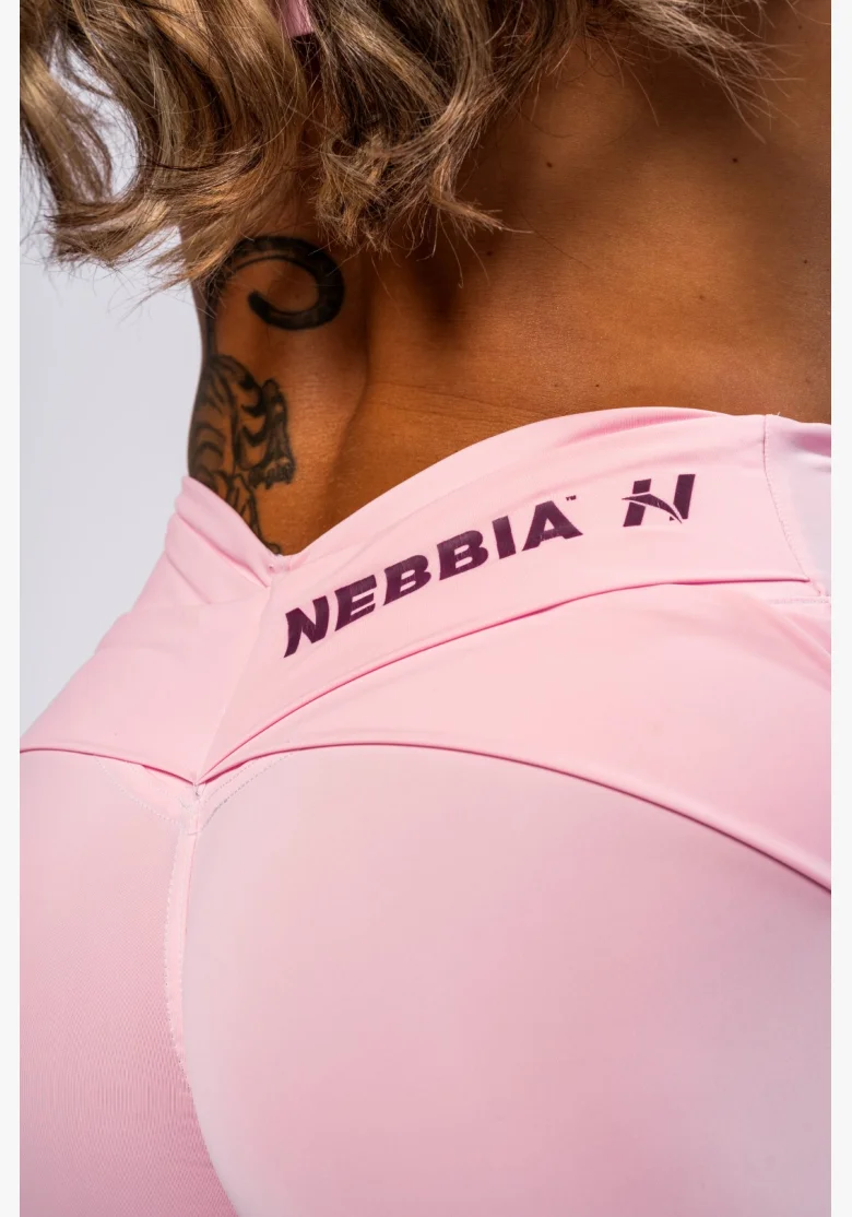 NEBBIA • NEBBIA Shaping leggings with V-shaped waistband STRONG BEAUTY pink • Nebshop.com