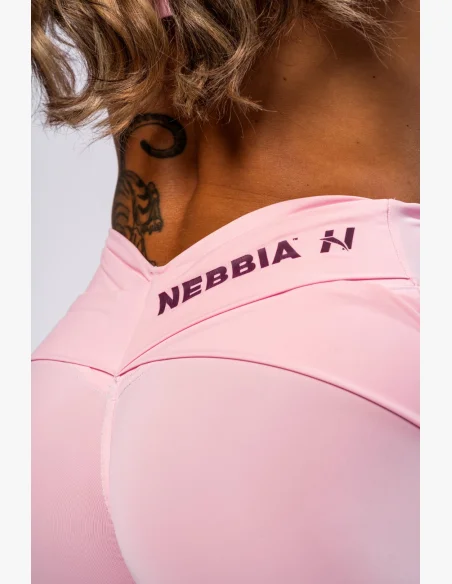NEBBIA • NEBBIA Shaping leggings with V-shaped waistband STRONG BEAUTY pink • Nebshop.com