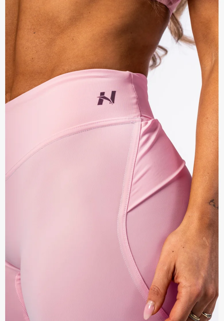 NEBBIA • NEBBIA Shaping leggings with V-shaped waistband STRONG BEAUTY pink • Nebshop.com