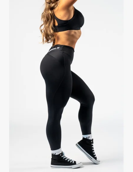NEBBIA • NEBBIA Shaping leggings with V-shaped waistband STRONG BEAUTY black • Nebshop.cz