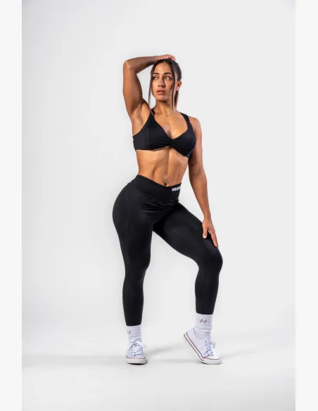 NEBBIA • NEBBIA Shaping leggings with lacing STRONG BEAUTY black • Nebshop.cz