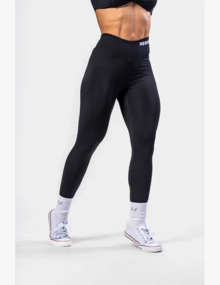 NEBBIA • NEBBIA Shaping leggings with lacing STRONG BEAUTY black • Nebshop.cz