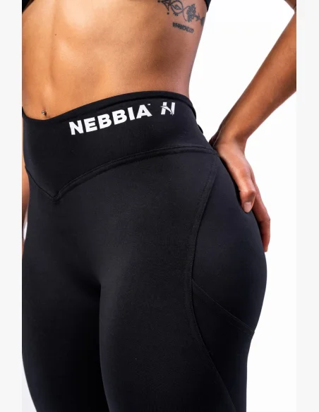 NEBBIA • NEBBIA Shaping leggings with lacing STRONG BEAUTY black • Nebshop.cz