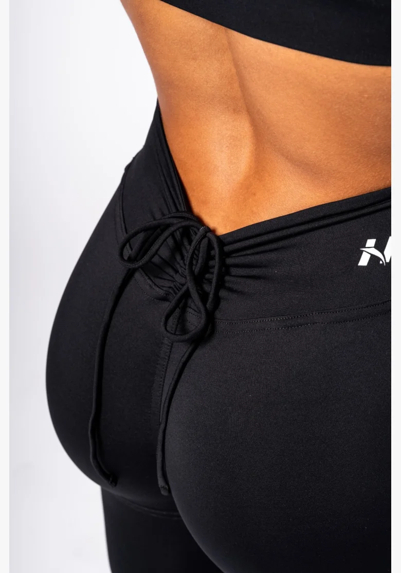 NEBBIA • NEBBIA Shaping leggings with lacing STRONG BEAUTY black • Nebshop.cz