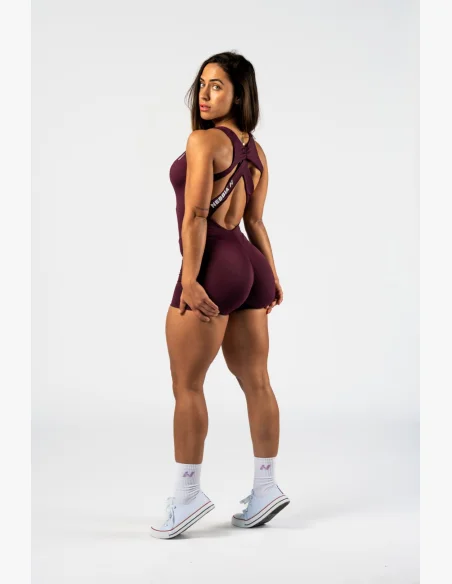 NEBBIA • NEBBIA Shaping fitness overall STRONG BEAUTY burgundy • Nebshop.cz