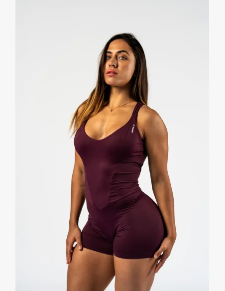 NEBBIA • NEBBIA Shaping fitness overall STRONG BEAUTY burgundy • Nebshop.cz