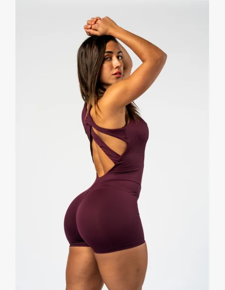 NEBBIA • NEBBIA Shaping fitness overall STRONG BEAUTY burgundy • Nebshop.cz