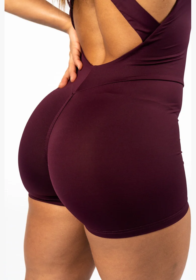 NEBBIA • NEBBIA Shaping fitness overall STRONG BEAUTY burgundy • Nebshop.cz