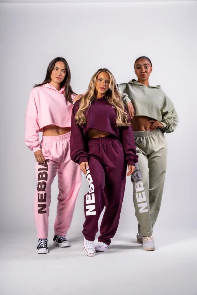 NEBBIA • NEBBIA Loose baggy sweatpants BOYFRIEND STYLE pink • Nebshop.cz 2
