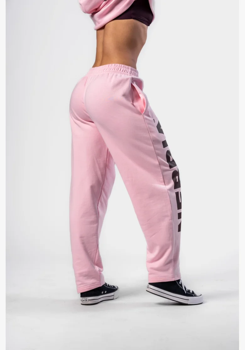 NEBBIA • NEBBIA Loose baggy sweatpants BOYFRIEND STYLE pink • Nebshop.cz
