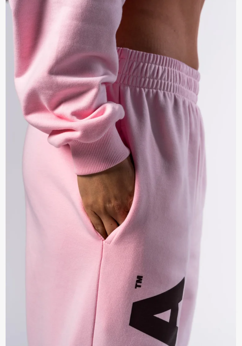 NEBBIA • NEBBIA Loose baggy sweatpants BOYFRIEND STYLE pink • Nebshop.cz