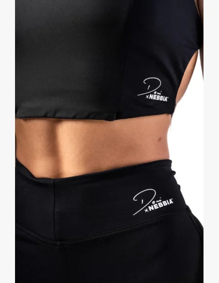 NEBBIA • NEBBIA Deni x NEBBIA Flared high-waisted pants • Nebshop.com