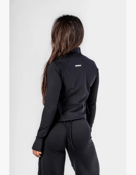 NEBBIA • NEBBIA Deni x NEBBIA Fitness zip tracktop • Nebshop.com