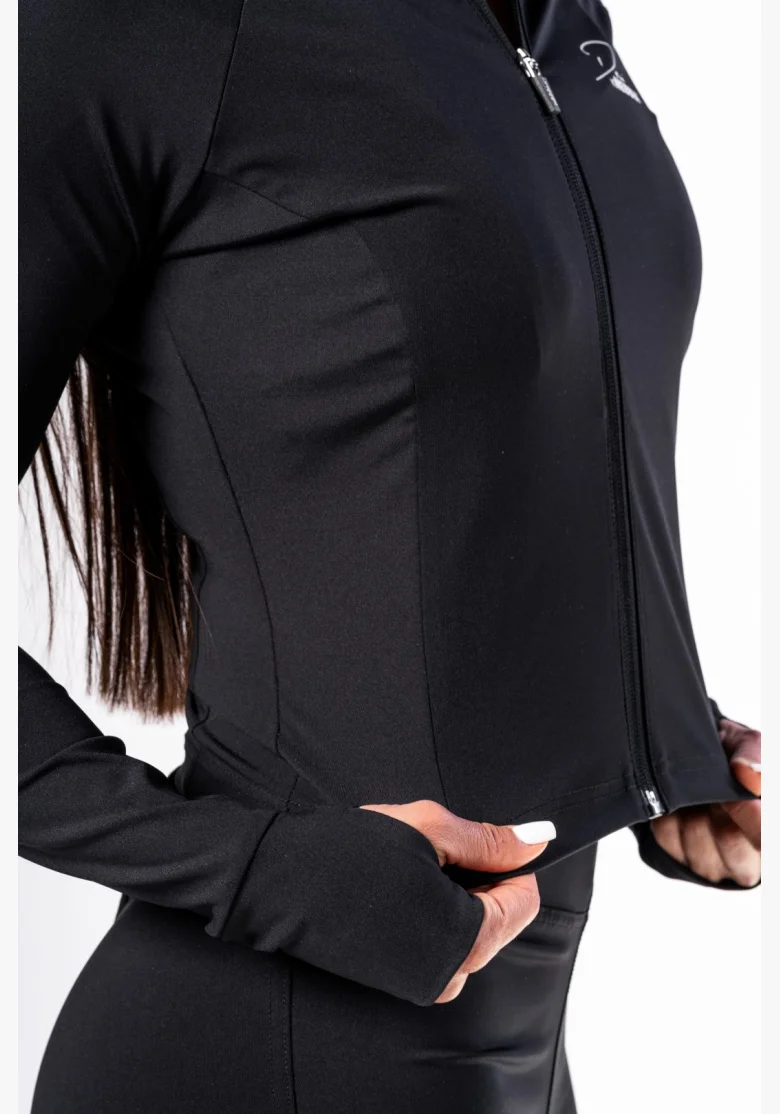 NEBBIA • NEBBIA Deni x NEBBIA Fitness zip tracktop • Nebshop.com
