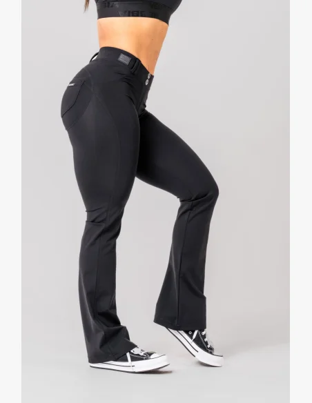 NEBBIA • NEBBIA Flared Bubble Butt leggings 2.0 POWER LIFT black • NebShop