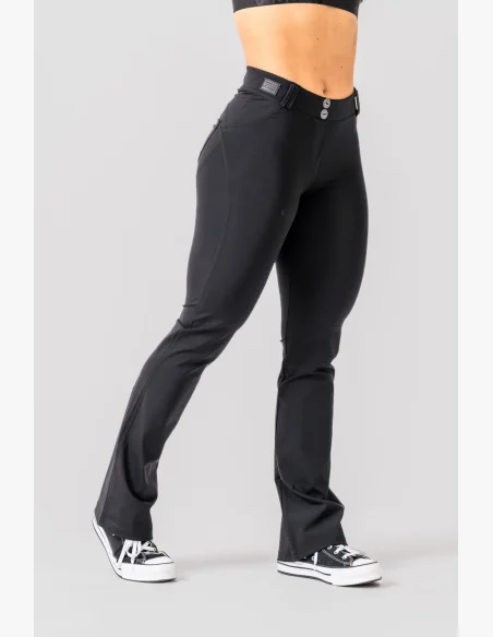NEBBIA • NEBBIA Flared Bubble Butt leggings 2.0 POWER LIFT black • NebShop
