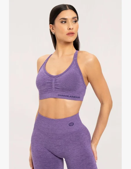 Gym Glamour Seamless Bra Violet • NebShop