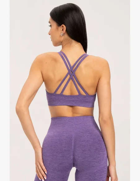 Gym Glamour Seamless Bra Violet • NebShop