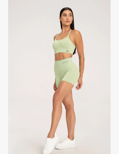 Gym Glamour Push Up Shorts 2.0 Pistachio • NebShop