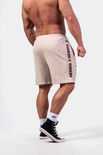 NEBBIA • NEBBIA Washed sweatshorts LEGEND grey • NebShop 2