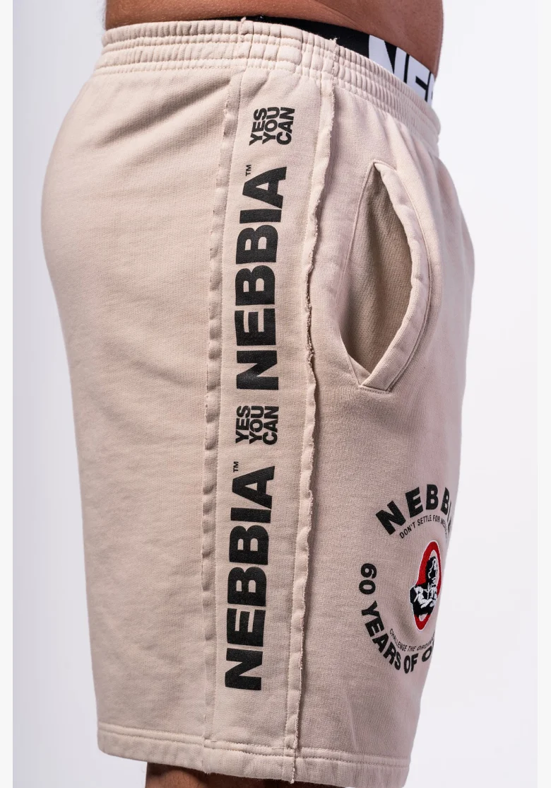 NEBBIA • NEBBIA Washed sweatshorts LEGEND grey • NebShop