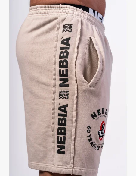 NEBBIA • NEBBIA Washed sweatshorts LEGEND grey • NebShop