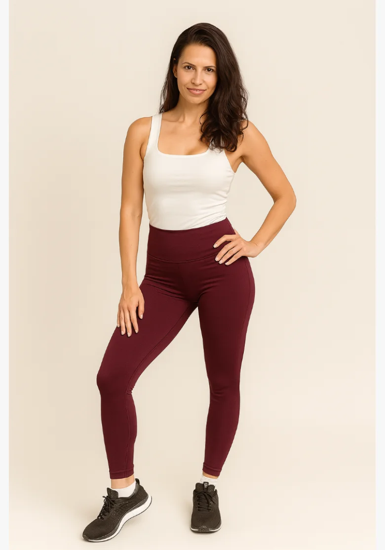 ZOMBE • ZOMBE Push Up Leggings burgundy • NebShop