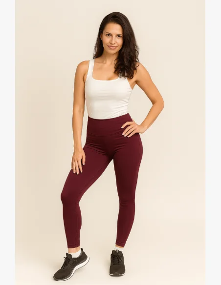 ZOMBE • ZOMBE Push Up Leggings burgundy • NebShop