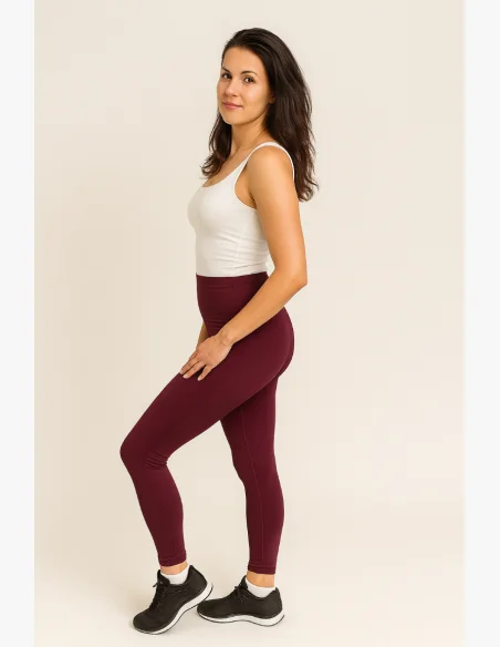 ZOMBE • ZOMBE Push Up Leggings burgundy • NebShop