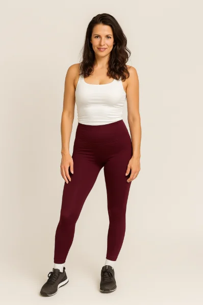 ZOMBE • ZOMBE Push Up Leggings burgundy • NebShop