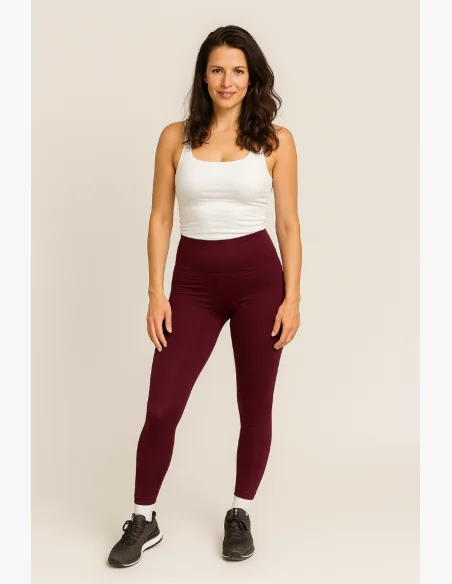 ZOMBE • ZOMBE Push Up Leggings burgundy • NebShop