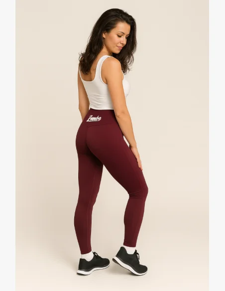 ZOMBE • ZOMBE Push Up Leggings burgundy • NebShop