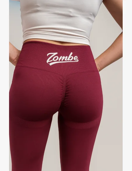 ZOMBE • ZOMBE Push Up Leggings burgundy • NebShop