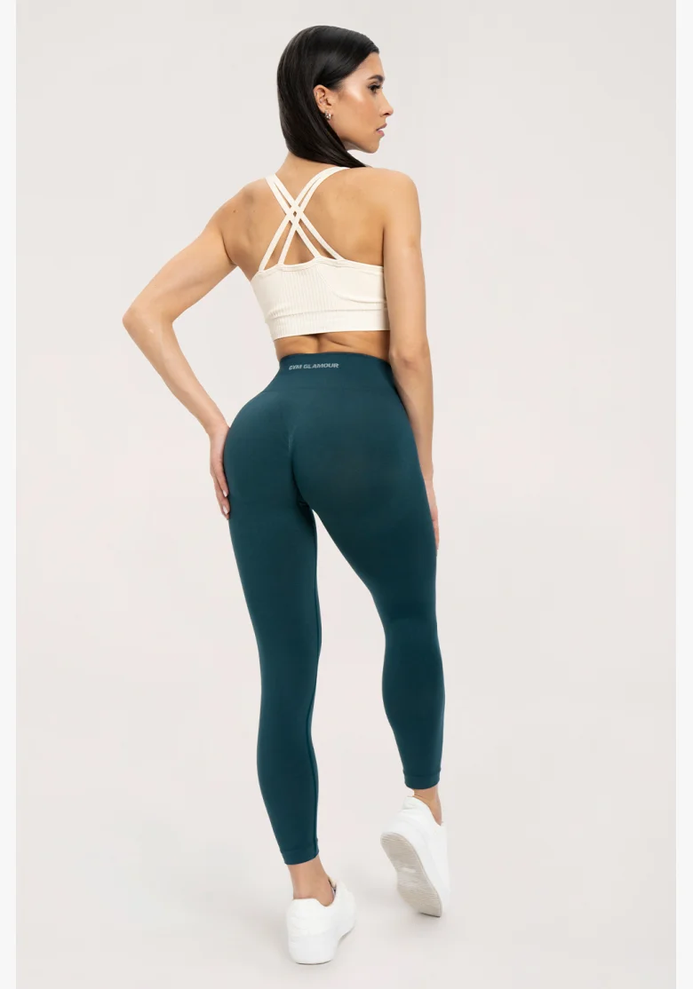 Gym Glamour Leggings flexible 2.0 Bottle Green • NebShop